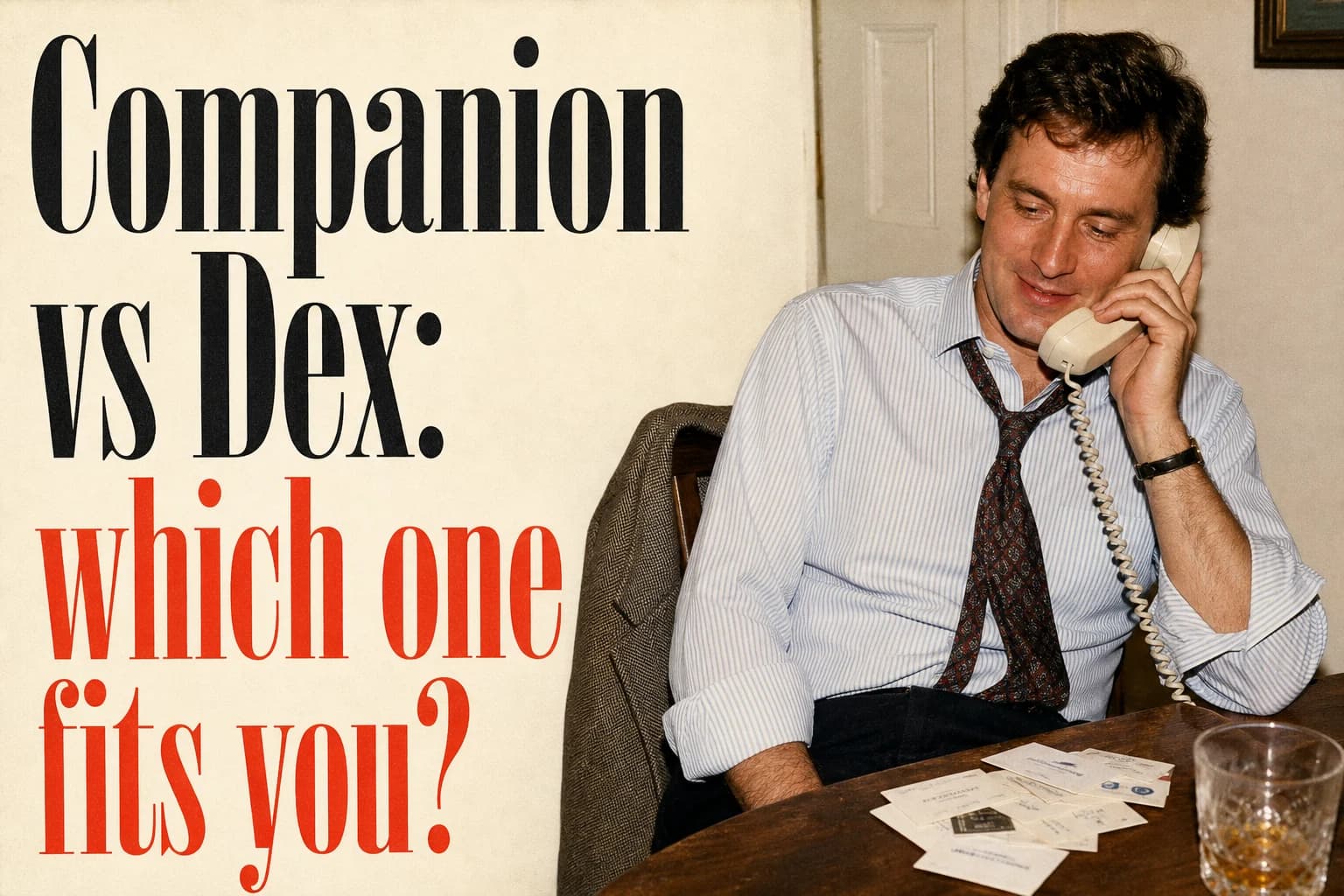 Companion vs Dex: which one fits you? editorial poster Companion vs Dex: which one fits you?. Companion editorial poster.