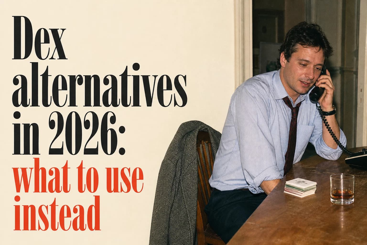 Dex alternatives in 2026: what to use instead editorial poster Dex alternatives in 2026: what to use instead. Companion editorial poster.